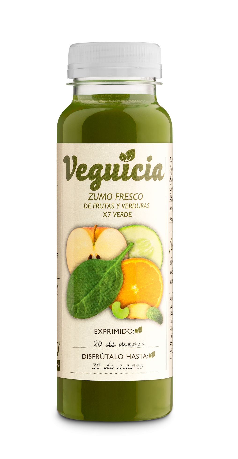 Zumo Fresco de Frutas y Verduras Verde